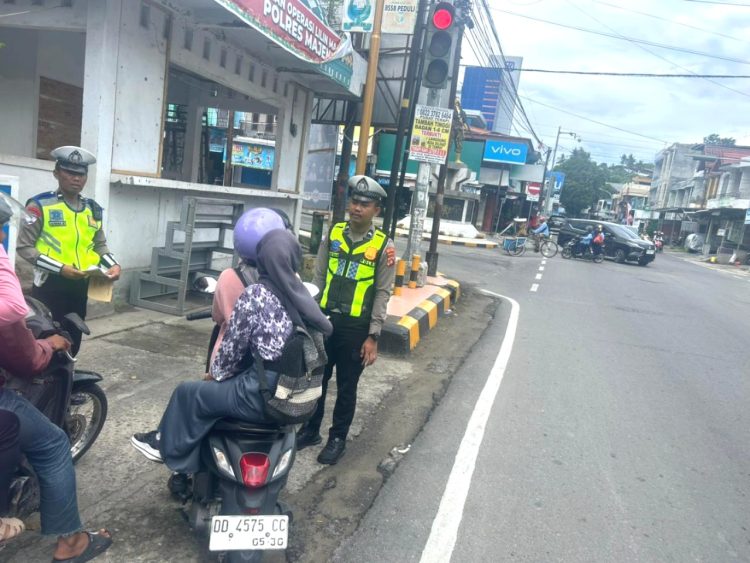 Satlantas Polres Majene Gencarkan Patroli Masif, Imbau Masyarakat Perhatikan Keselamatan Saat Berkendara