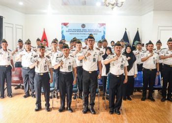 Rutan Kelas IIB Barru Ikuti Apel Bersama Awal Tahun 2026 yang Dirangkaikan dengan Deklarasi dan Penandatanganan Perjanjian Kinerja