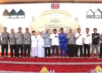 Teguhkan Keimanan Personel dalam Pengabdian kepada Masyarakat, Polres Majene Gelar Peringatan Isra Miraj di Masjid Nurul Ikhlas