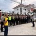 Pastikan Berjalan Kondusif, Polres Majene Kawal Aksi Damai HMI FKIP Unsulbar di Kantor Kejaksaan Negeri Majene
