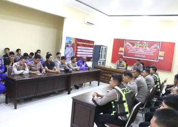 Polres Majene Gelar Sosialisasi Layanan 110 dan Pelaporan Online, Tingkatkan Respons Cepat Layanan Kepolisian