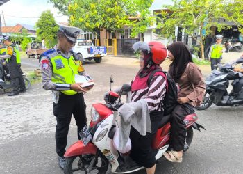 Operasi Keselamatan Marano 2026, Satlantas Polres Majene Ajak Pengendara Lebih Peduli Keselamatan