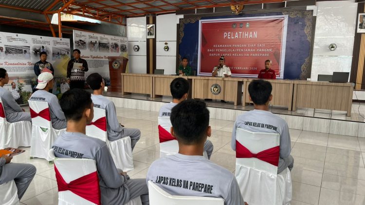 Lapas Parepare Laksanakan Pelatihan Keamanan Pangan Siap Saji bagi Pengelola Dapur