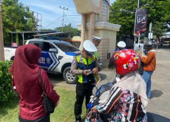 Operasi Keselamatan di Jl. Gatot Subroto, Satlantas Polres Majene Bangun Kesadaran Tertib Berlalu Lintas