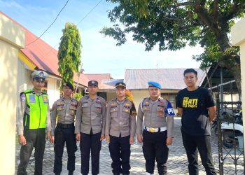 Jamin Kenyamanan Ibadah Minggu, Polres Majene Perketat Pengamanan Gereja