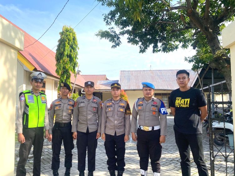 Jamin Kenyamanan Ibadah Minggu, Polres Majene Perketat Pengamanan Gereja