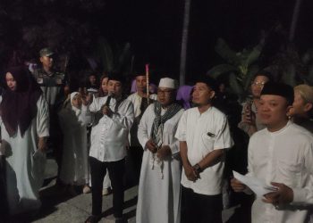 Pawai Obor Semarak Menyambut Bulan Suci Ramadhan di Kelurahan Galung