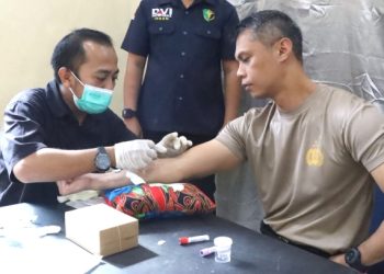 Kesehatan Personel Jadi Prioritas, Polres Majene Ikuti Pemeriksaan Kesehatan Berkala