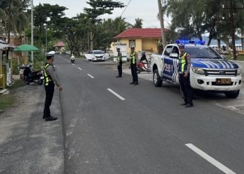 Cegah Balapan Liar Jelang Berbuka, Satlantas Polres Majene Gelar Patroli