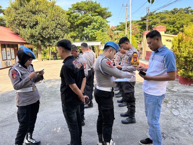 Propam Polres Majene Gelar Gaktiblin di Polsek Banggae, Tekankan Profesionalitas dan Hindari Pelanggaran