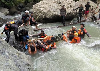 1,2 Km Terseret Arus! Tim SAR Brimob Akhirnya Temukan Korban Hanyut di Pinrang