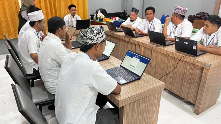 Warga Binaan Lapas Parepare Ikuti Simulasi TKA Online