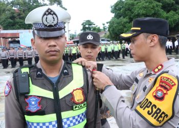 Polres Majene Gelar Apel Operasi Ketupat 2026, Ratusan Personel Gabungan Disiagakan
