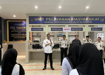 Hari Kedua Layanan Kunjungan Idul Fitri, Lapas Parepare Layani 510 Pengunjung