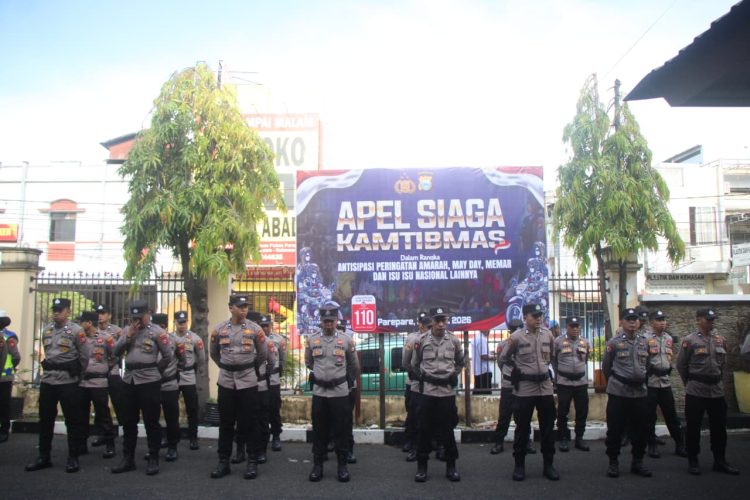Tak Ingin Kecolongan, Polres Parepare Siaga Hadapi Momentum Rawan