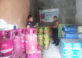 Ancaman LPG Langka Mengintai, Polisi Turun Langsung Awasi Pangkalan di Pangali-Ali
