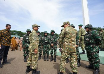 Wali Kota Parepare Semangati ASN Ikuti Latsarmil Komcad di Rindam XIV/Hasanuddin