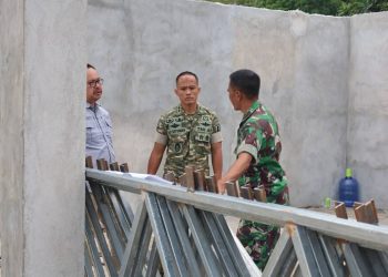 Dandim 1401/Majene Turun ke Lapangan, Cek Pembangunan KDKMP di Sejumlah Desa