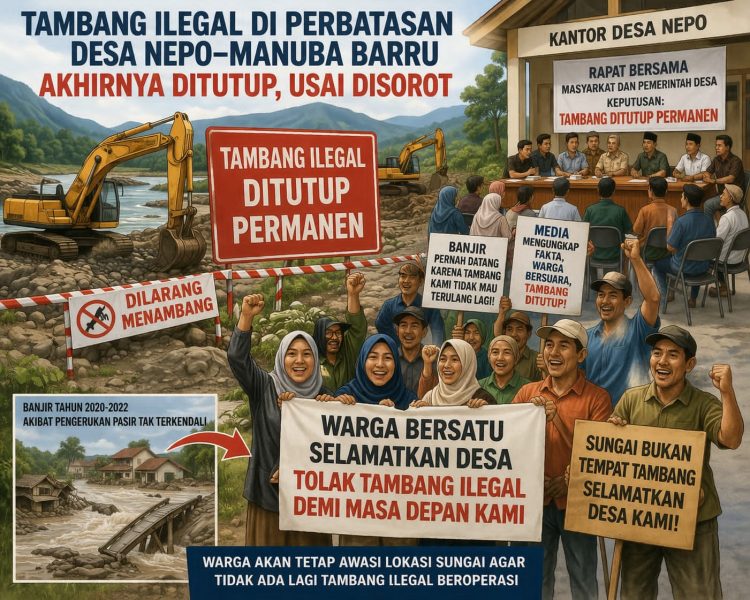Dugaan Backing Oknum Tak Berkutik, Tambang Ilegal di Barru Akhirnya Kandas!