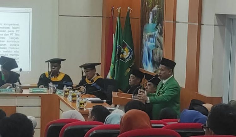 H Surianto AM Lulus Program Doktoral UMI dengan Nilai Sangat Memuaskan