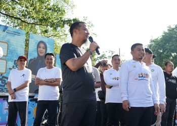Gubernur Sulsel Hadir Langsung, Jalan Sehat HUT Parepare Berlangsung Meriah