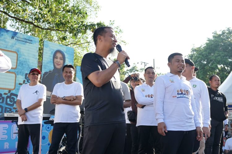 Gubernur Sulsel Hadir Langsung, Jalan Sehat HUT Parepare Berlangsung Meriah