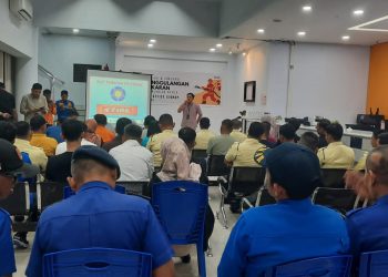 BRI Cabang Sidrap Gelar Sosialisasi dan Simulasi Penanggulangan Kebakaran