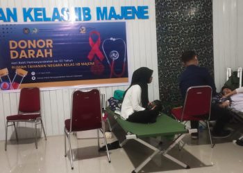 Kolaborasi di Balik Jeruji: Donor Darah di Rutan Majene Tuai Apresiasi