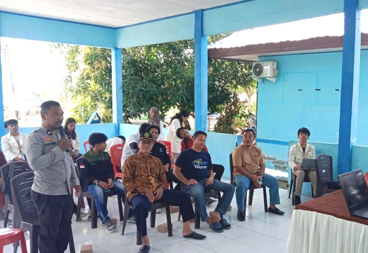 Seminar KKN Unika Mamuju, Bhabinkamtibmas Polsek Banggae Ajak Mahasiswa Perangi Narkoba dan Pergaulan Bebas