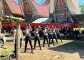 Penghormatan Terakhir! Polres Tana Toraja Gelar Upacara Kedinasan untuk Kapten Polisi Purn. A.R Pangloli