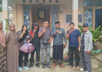 Solidaritas Insan Pers, IJS DPW Majene dan Kabag SDA Jenguk Pimpinan Garudapos.id Sulbar