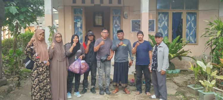 Solidaritas Insan Pers, IJS DPW Majene dan Kabag SDA Jenguk Pimpinan Garudapos.id Sulbar