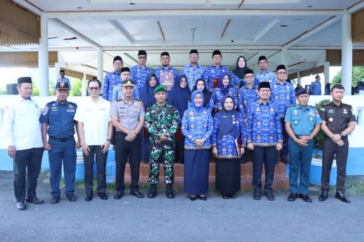 Wakapolres Majene Hadiri Upacara HKN, Diwarnai Penyerahan Satya Lencana Karya Satya