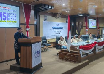 Pemkot Parepare Minta Media Lawan Hoaks di Pelantikan SMSI