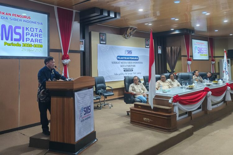 Pemkot Parepare Minta Media Lawan Hoaks di Pelantikan SMSI