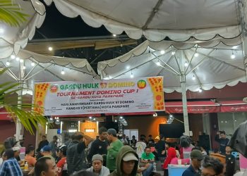 Meriah! 240 Pasang Ikut Turnamen Domino HUT Gardu Hulk 57 di Parepare