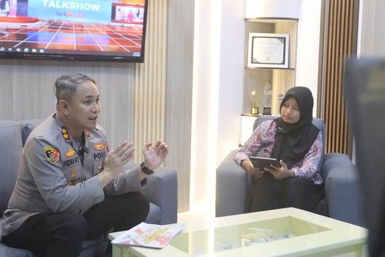 Live Talk Show di TV Peduli, Kapolres Parepare Ungkap Strategi Hadirkan Rasa Aman Bagi Masyarakat