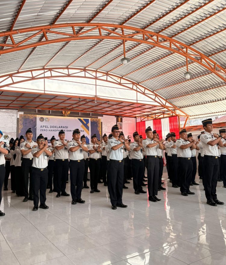 Lapas Parepare Deklarasikan Perang terhadap Narkoba dan Ponsel Ilegal