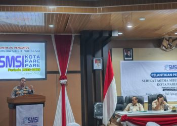 Wakapolres Parepare Ajak Media Awasi Kinerja Polisi, Kenalkan Layanan 110