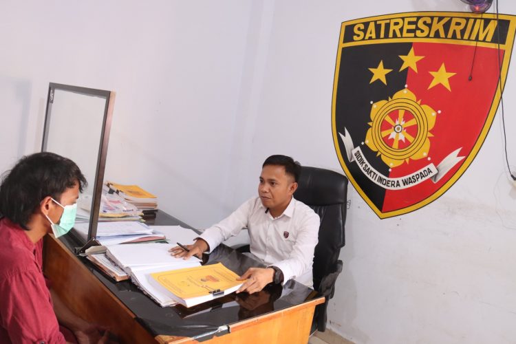 Sat Reskrim Polres Tator Amankan Terduga Pelaku Penikaman Di Bonggakaradeng