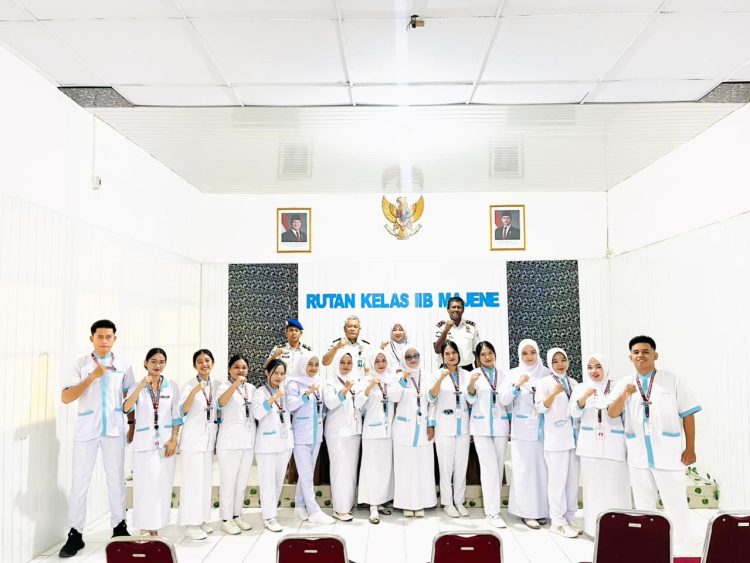 PERKUAT KOLABORASI, RUTAN MAJENE TERIMA 15 MAHASISWA PROFESI NERS UNTUK PRAKTIK LAPANGAN