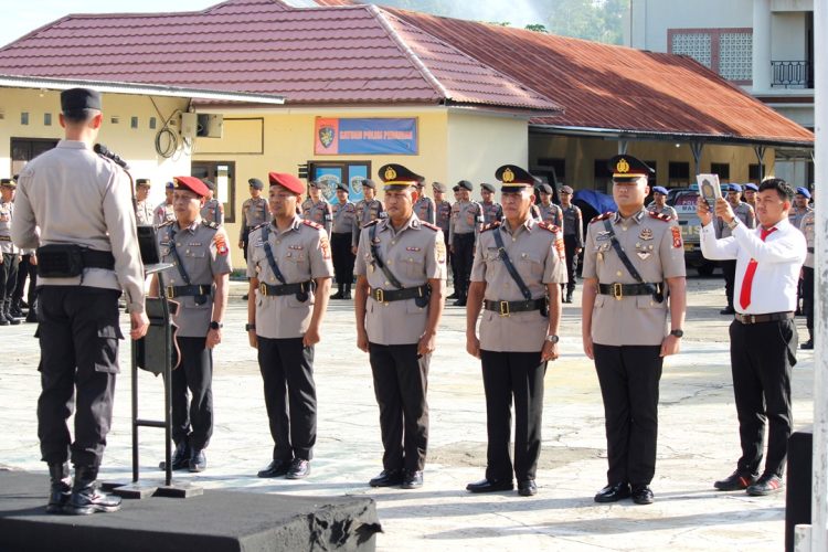 Kapolres Majene Pimpin Sertijab Sejumlah Pejabat Utamanya, Beberapa Jabatan Strategis Berganti