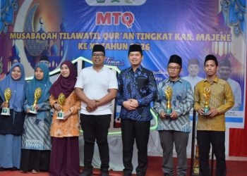 MTQ ke-XI Tingkat Kabupaten Majene Resmi Ditutup, Kecamatan Banggae Timur Sabet Juara Umum