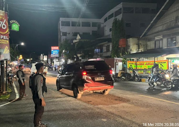 Patroli Malam Samapta Polres Majene Sisir Jalan Kota, Premanisme dan Kejahatan Jalanan Jadi Sasaran