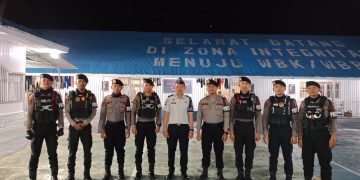 Samapta Polres Majene Patroli Malam Ke Rutan Kelas II B Majene, Perkuat Sinergitas Jaga Kamtibmas