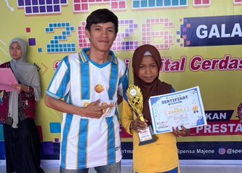 Anakda Alifiyah Rahman Juara Lari Atletik, SMP 1 Majene Tekankan Pentingnya Pembinaan Bakat Peserta Didik