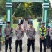 Jaga Kekhusyukan Sholat Idul Adha di Makodim 1401 Majene, Polres Majene Perketat Pengamanan