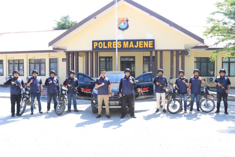 Polres Majene Launching Tim URC, Perkuat Respons Cepat Tangani Kejahatan Jalanan