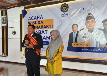 36 Tahun Mengabdi, Bahri Resmi Purnabakti di Lapas Parepare