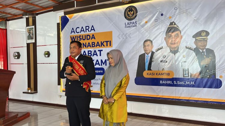 36 Tahun Mengabdi, Bahri Resmi Purnabakti di Lapas Parepare